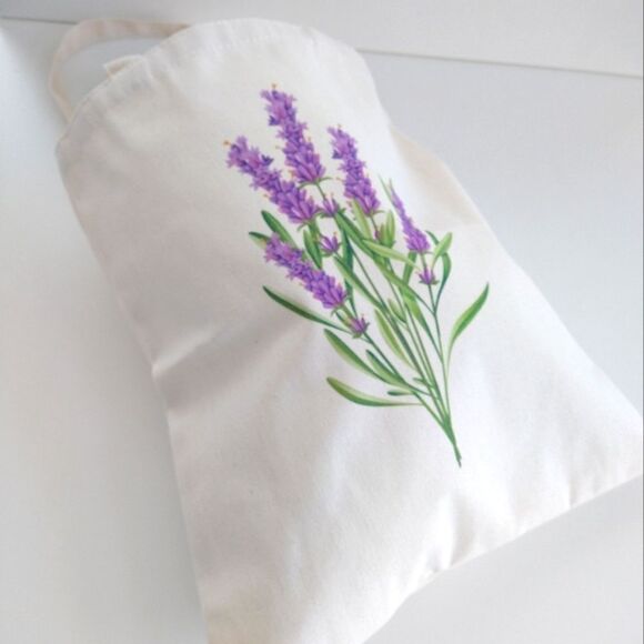 3/$25 Lavender Tote Bag - Picture 4 of 10